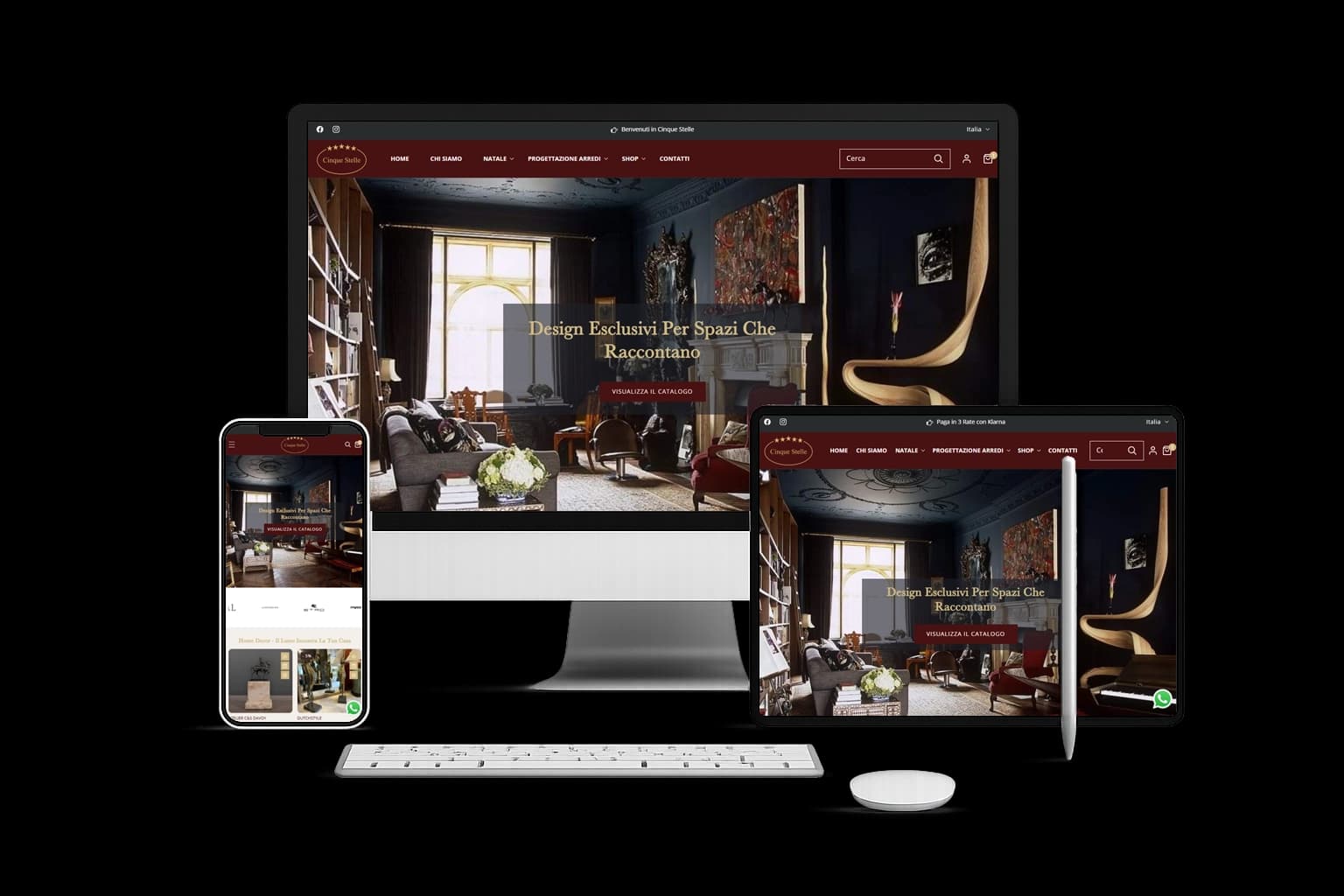 Realizzazione e-commerce per negozio arredamento ad Aversa