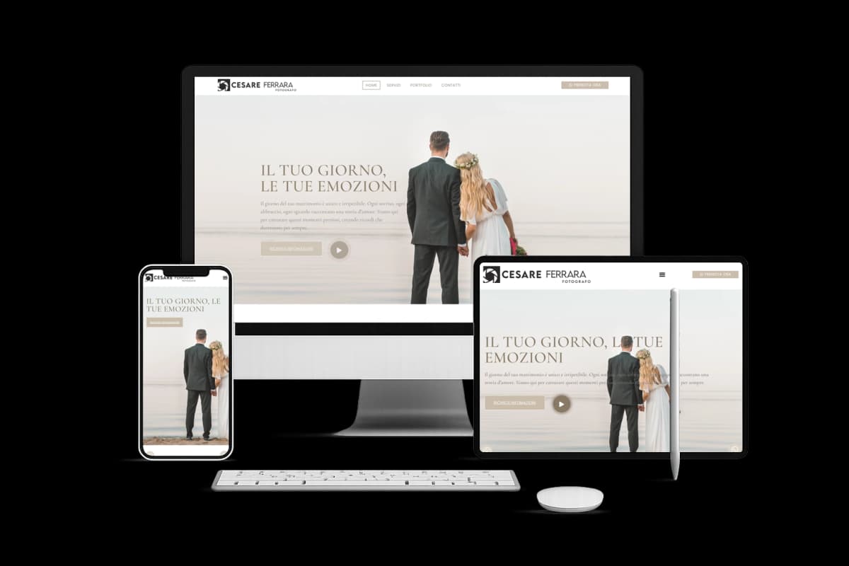 Cesare Ferrara — progetto realizzato da FS.Digital