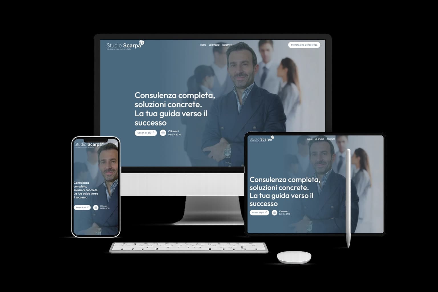 Sito web professionale per studio commercialista ad Aversa