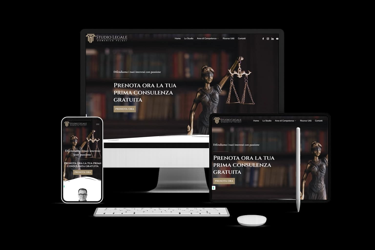 Mockup progetto Da 2 siti che si facevano concorrenza a 1 macchina per acquisire clienti